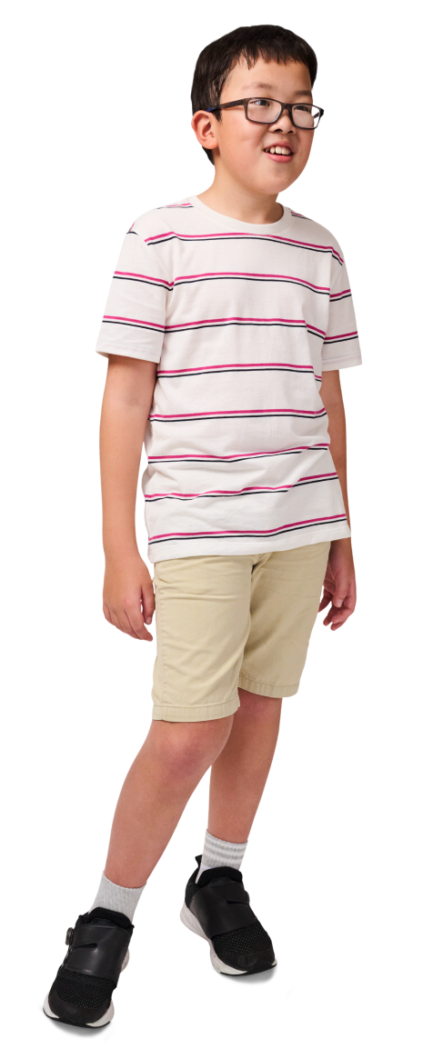 Sam, a 10-year-old who takes Koselugo for  NF1 PN